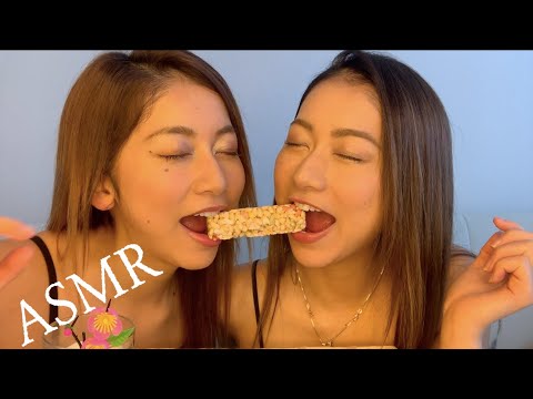 【Japanese ASMR】【音フェチ】*RICE CRACKERS * Japanese traditional sweets【咀嚼音】