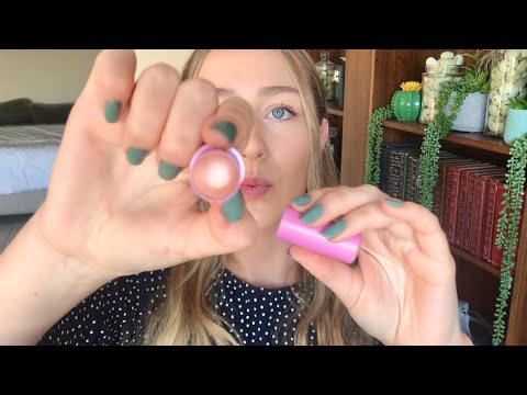 ASMR | ColourPop💖✨Make Up Try On Haul✨💖| tapping, unboxing, swatching 💖✨