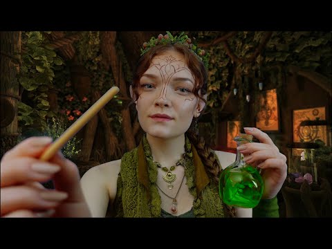 ASMR 🍄🌿 You ate poisonous mushrooms! Elven Healer helps you 🧝🏻‍♀️