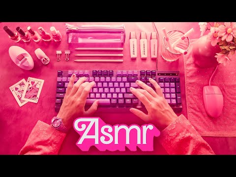 POV: You work in Barbie Land 💅🏻 ASMR Keyboard Typing