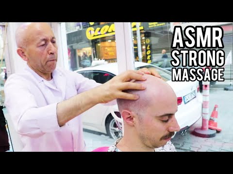 ASMR STRONG HEAD MASSAGE | ASMR BARBER