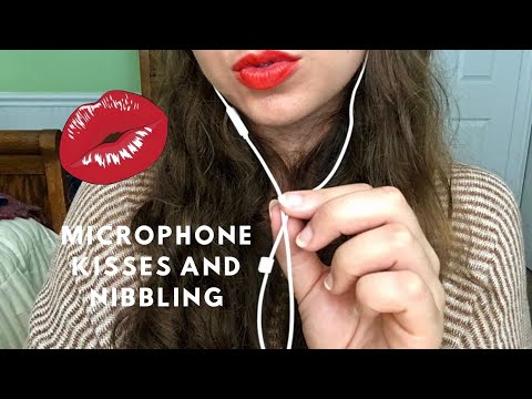 ASMR - Microphone Kisses and Nibbles [Wet Mouth Sounds]