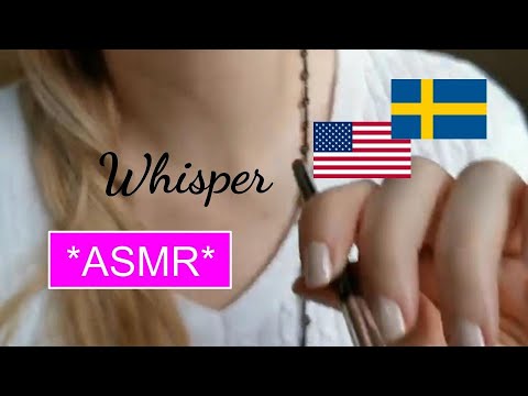 *ASMR* Swedish and English whisper *Positivity*