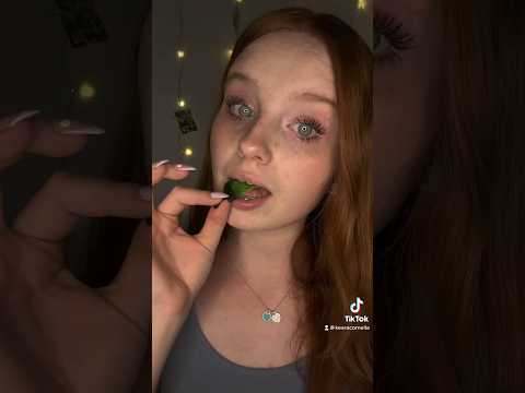 ASMR Trying Candy Leaves 🌱