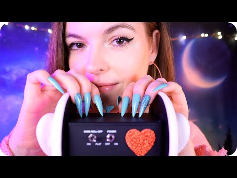 ASMR ~Tingly~ 3Dio Scratching and Tapping with Trigger Words ♥
