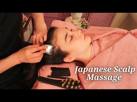 ASMR Professional Gua Sha Scalp Massage done by PRO