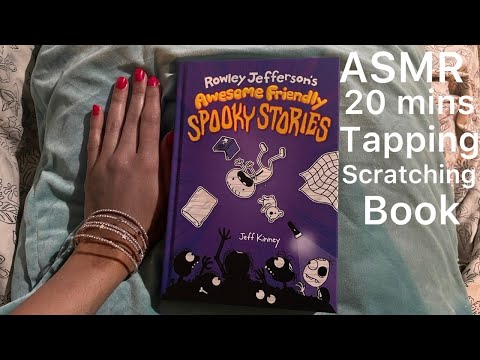 ASMR Book Tapping and Scratching No Talking💜 (20 Mins) 📓💜