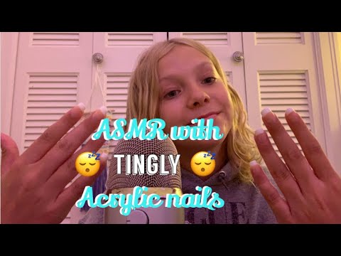 ASMR With Acrylic Nails | tingly 😴