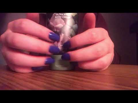 ASMR| Tapping And Scratching Lotion Bottle