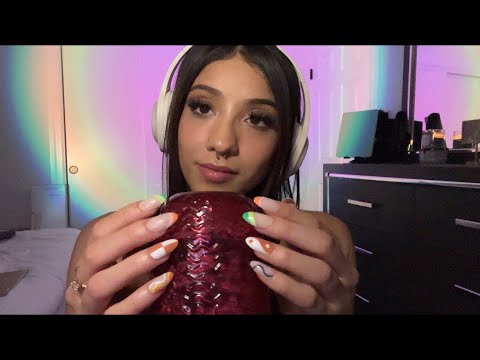 ASMR| ❤️ Red Cup over the mic! (Tapping, Scratching, Brushing) ￼