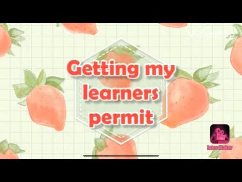 Getting my learners permit mini vlog