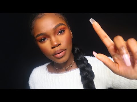 ASMR- Tracing Your Facial Features With Long Nails | Nomie Loves ASMR