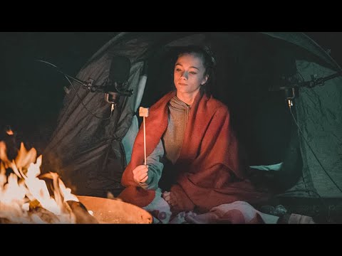 ASMR BY THE CAMPFIRE!