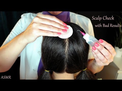 ASMR Scalp Check with Crinkly Test Paper & New Clicking Tool (Whispered)