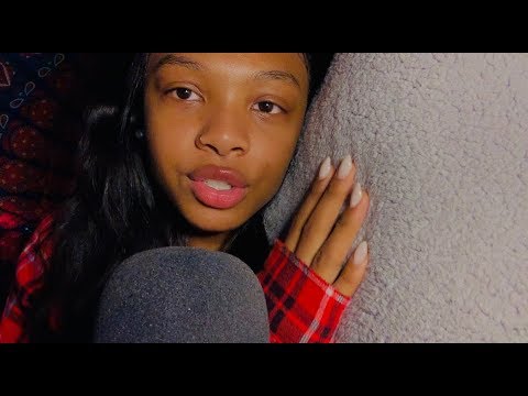 ASMR PILLOW SOUNDS!! brushing + scratching + tracing + ‘shhh’ & whispers