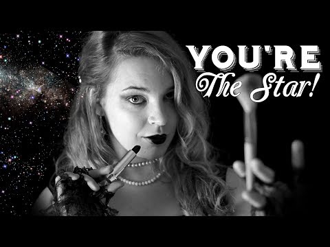 ASMR You're The Star! Silent movie star Makeup [Time Travel Series]