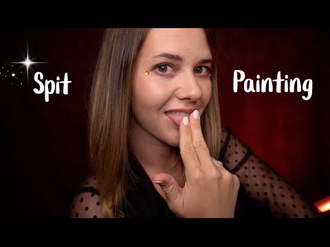ASMR SLOW SPIT PAINTING für Ultimative Entspannung 😴✨