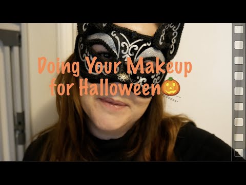 ASMR Halloween Makeup Role Play (Soft Spoken)