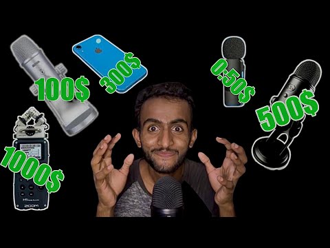 ASMR $0:50 Microphone vs $1000 Microphone