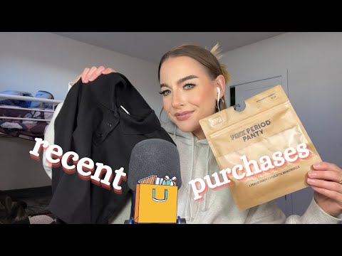 ASMR ✨ recent purchases! phone case, clothing, maybe a surprise, maybe not a surprise (whispered)