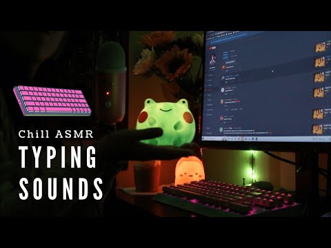 Tingly Typing Sounds⌨️ Replying to Your Comments😍 Background ASMR🥱💤
