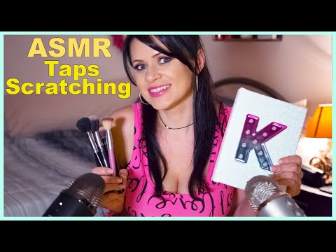 ASMR - Gentle Tapping Hardcover Book Rough Surface With My Nails and Relaxing Whispers - With Anna