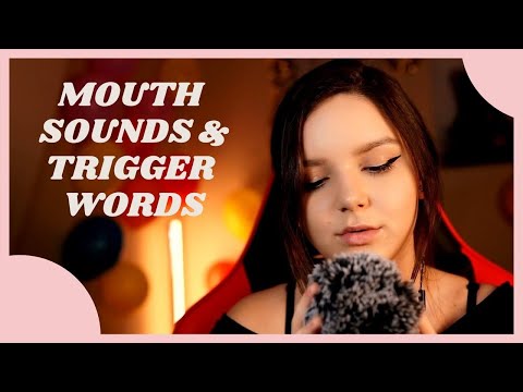 ASMR | Fluffy Sounds with Mouth sounds & Trigger Words