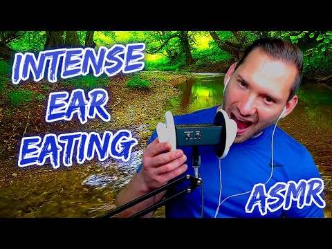 ASMR - Intense Ear Eating By The River