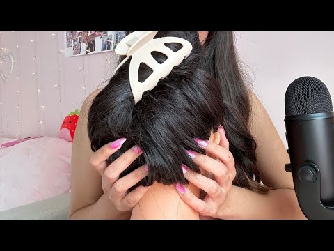 ASMR SCRATCHING YOUR ITCHY BUN *NAPE & HAIRLINE SCRATCHING*