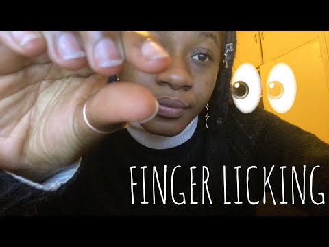 there’s something in your eye (finger licking, wet mouth sounds & rain sounds)