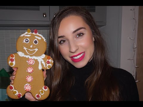 Decorating A Gingerbread Man! | ASMR for the Holidays