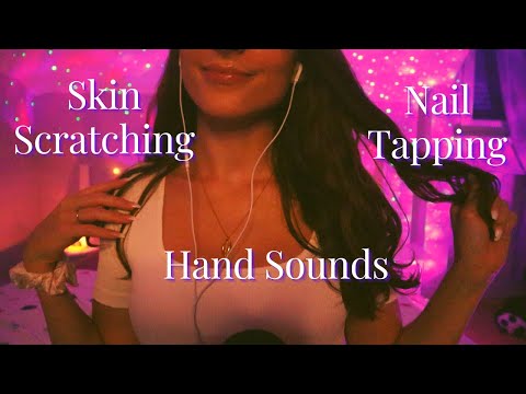 ASMR WITH MY BODY (Shirt Scratching, Hairplay, ...)