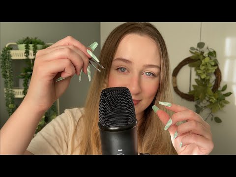 ASMR Plucking Invisible Triggers from the Mic