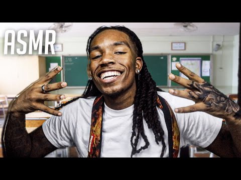 ASMR | ** The Class Clown ** Roleplay  For SLEEP And Relaxation Whispers , Tapping Soothing Triggers