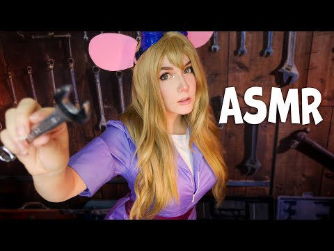 АСМР 🔧🐭 Гаечка [ Починю тебя ] [ Механик ] 🔎🛠️ ASMR Repair Robot [ Gadget Hackwrench ]⚙️