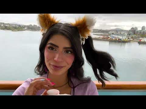 ASMR KITTY helicopter 🚁  LICKS |  SEASIDE VICTORIA CANADA