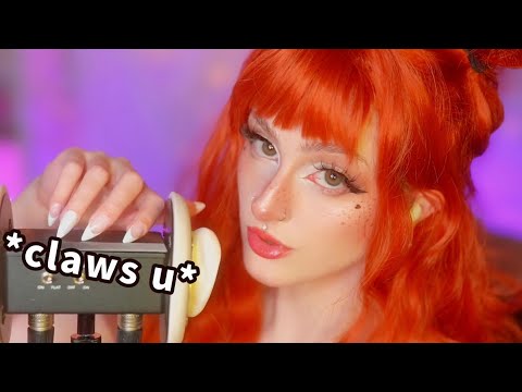[ASMR] oops! all tingles ♡ intense 3dio scratching & ear vibrations