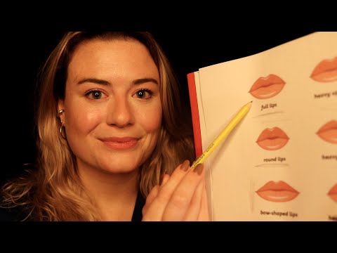 ASMR | Drawing your features at the face clinic! (Medical personal attention for anxiety)