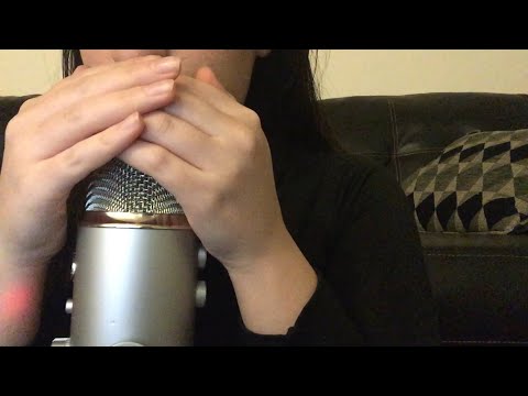 ASMR intense inaudible whispers!/mouth sounds!