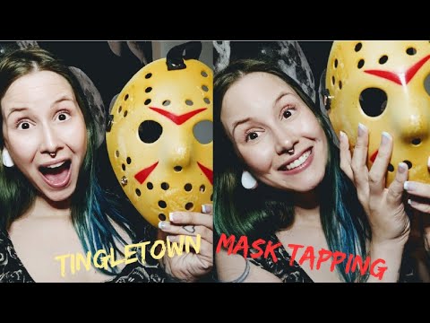 ASMR | 13k special - Mask &🔪 tapping 💋