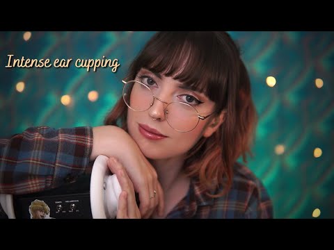 ASMR the most intense ear cupping, breathing & tapping