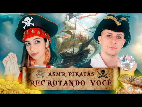 ASMR Roleplay Piratas resgatando você! | Collab @Sávio ASMR