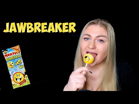 ASMR 🍭 JAWBREAKER LOLLIPOP  ( Whispering )