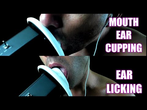 ASMR Ear Licking & Mouth Ear Cupping