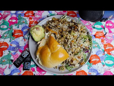 TODAY I FACE TIME A SOL | HOME MADE WHITE FRIED RICE ASMR EATING SOUNDS