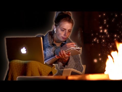 [ASMR] Outdoor Sounds ASMR | Study With Me | Fire Crackle sounds !