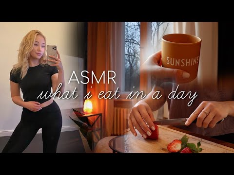 ASMR What I Eat In A Day 🍓