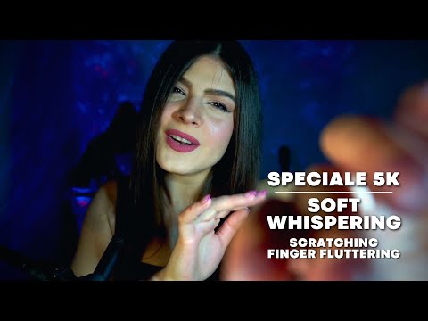 ASMR (SUB ENG) Vi parlo di me ✨ Whispering - Scratching - Finger Fluttering | SPECIALE 5K ISCRITTI