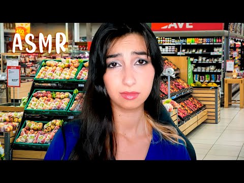 ASMR Caixa de supermercado julgando suas compras