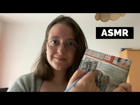 ASMR - Ich suche dir einen Job in der Zeitung Roleplay ✨ lofi german/deutsch